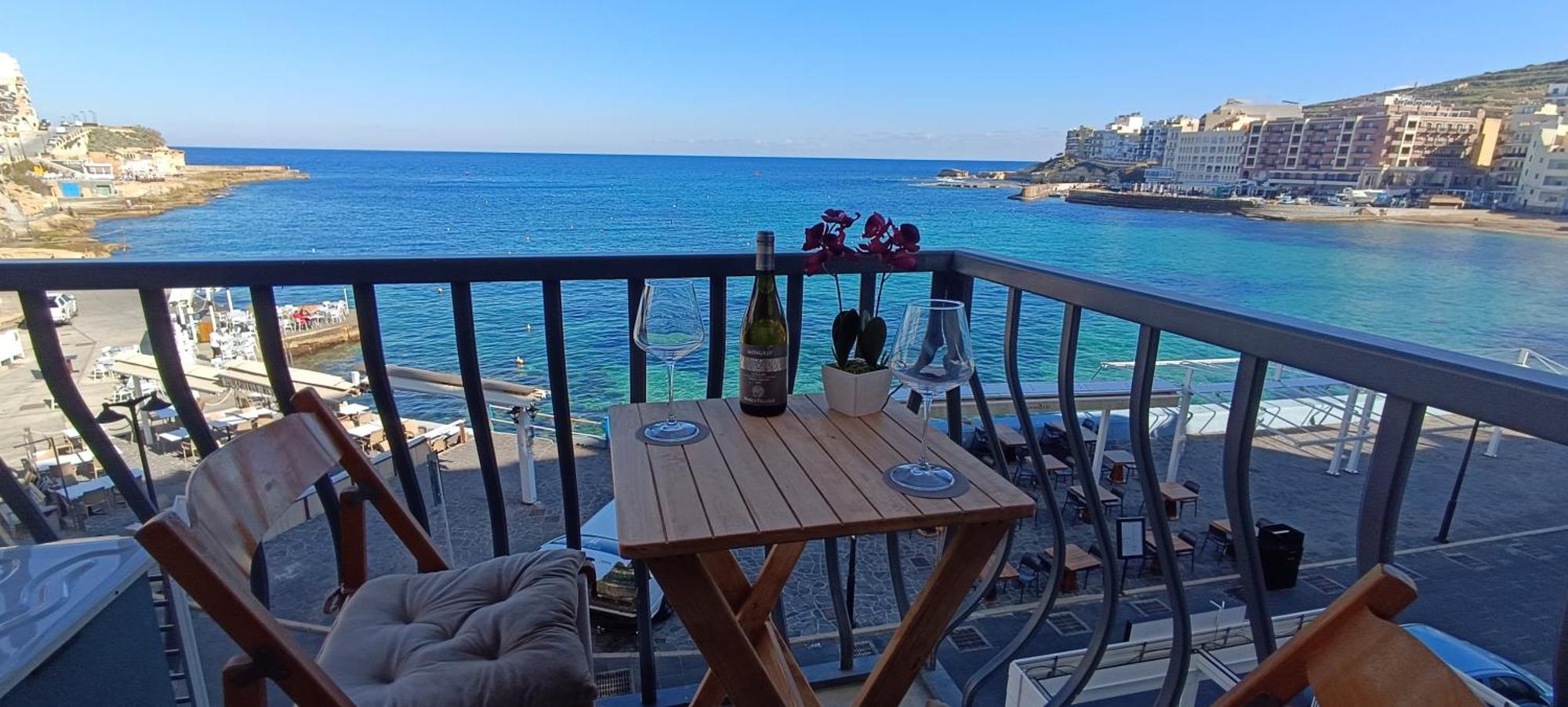 Marsalforn Sea Front Studio Apartment Zebbug  Екстериор снимка